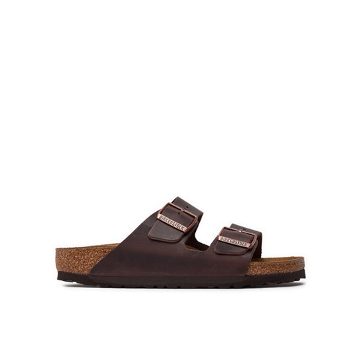Birkenstock Klapki Arizona 0052533 Brązowy ze sklepu MODIVO w kategorii Klapki damskie - zdjęcie 183938100