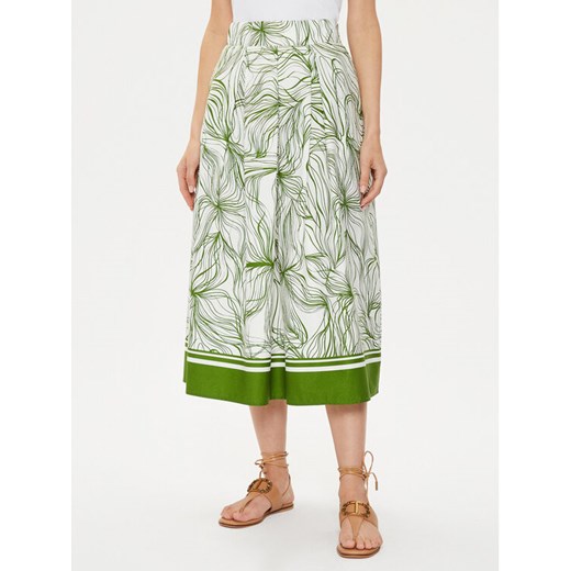 United Colors Of Benetton Spódnica trapezowa 4LMAD003M Zielony Regular Fit ze sklepu MODIVO w kategorii Spódnice - zdjęcie 183938104