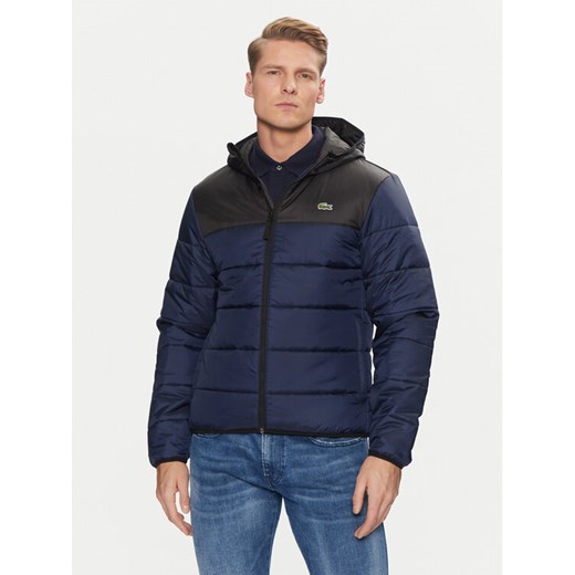 Lacoste Kurtka przejściowa BH6763 Granatowy Regular Fit ze sklepu MODIVO w kategorii Kurtki męskie - zdjęcie 183938132