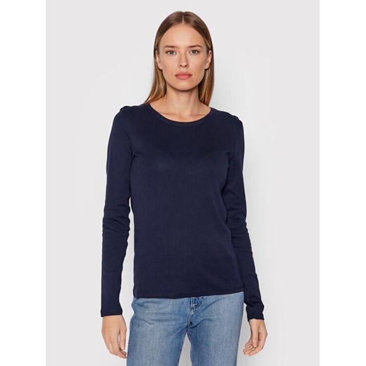 United Colors Of Benetton Bluzka 3GA2E16F9 Granatowy Regular Fit ze sklepu MODIVO w kategorii Bluzki damskie - zdjęcie 183938153