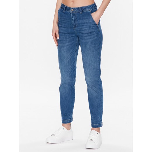 United Colors Of Benetton Jeansy 4NF1DF02U Niebieski Slim Fit ze sklepu MODIVO w kategorii Jeansy damskie - zdjęcie 183938161