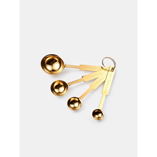 Sinsay - Złote miarki kuchenne 4 pack - złoty Sinsay One Size Sinsay