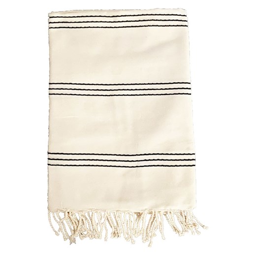 Le Comptoir de la Plage Fouta &quot;Calliope&quot; w kolorze kremowym - 200 x 100 cm ze sklepu Limango Polska w kategorii Ręczniki - zdjęcie 183940132