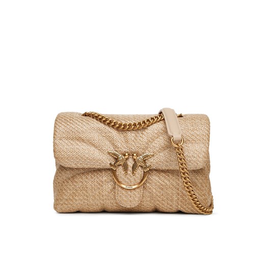 Torebka PINKO Love Puff Classic Cl PE 25 PLTT 100038 A2C8 Beżowy ze sklepu eobuwie.pl w kategorii Torebki damskie - zdjęcie 183940730