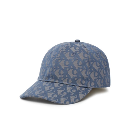 Czapka z daszkiem Calvin Klein Aop 6 Panel Baseball Cap LV04K5058G Niebieski ze sklepu eobuwie.pl w kategorii Czapki z daszkiem damskie - zdjęcie 183940744