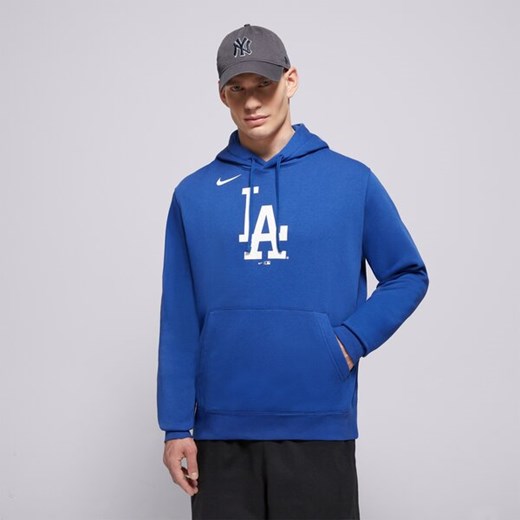NIKE BLUZA Z KAPTUREM MLB LOGO CLUB FLEECE HOOD LOS ANGELES ze sklepu Sizeer w kategorii Bluzy męskie - zdjęcie 183941183