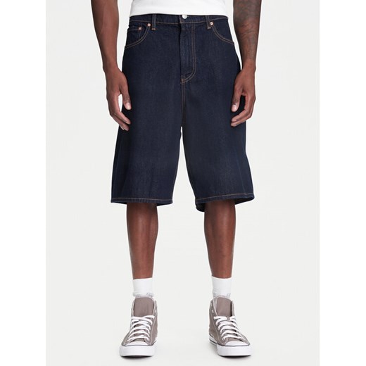 Gap Szorty jeansowe 774578-00 Granatowy Baggy Fit ze sklepu MODIVO w kategorii Spodenki męskie - zdjęcie 183941454
