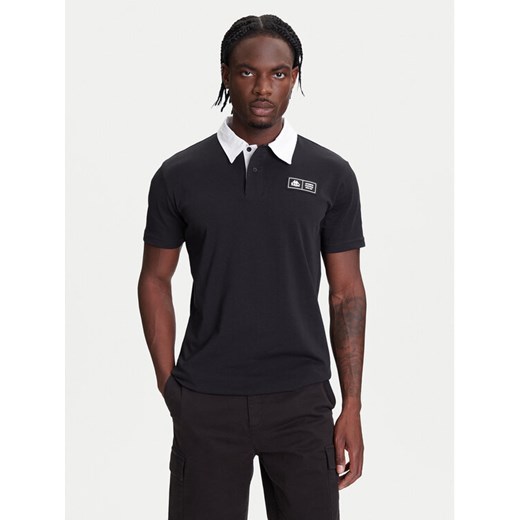 Kappa Polo Authentic Nilde 351R2IW Czarny Regular Fit ze sklepu MODIVO w kategorii T-shirty męskie - zdjęcie 183941471