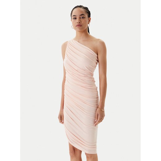 NORMA KAMALI Sukienka koktajlowa ST1253MD288832 Różowy Slim Fit ze sklepu MODIVO w kategorii Sukienki - zdjęcie 183941481