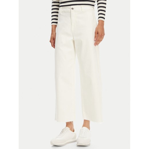 Vero Moda Kuloty Wild Kayla 10307837 Biały Wide Leg ze sklepu MODIVO w kategorii Spodnie damskie - zdjęcie 183941524