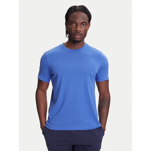 Kappa T-Shirt Logo Korpo Cafers 304J150 Niebieski Slim Fit ze sklepu MODIVO w kategorii T-shirty męskie - zdjęcie 183941561