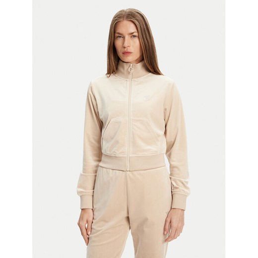 Guess Bluza V3BQ22 K0232 Beżowy Regular Fit ze sklepu MODIVO w kategorii Bluzy damskie - zdjęcie 183941570