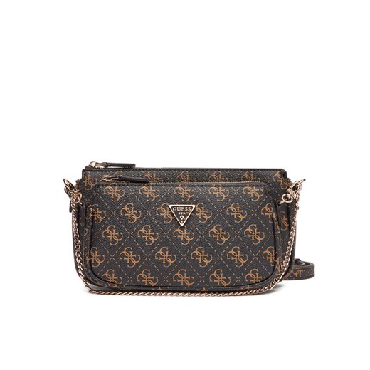 Guess Torebka Noelle II Mini HWQG96 72710 Brązowy ze sklepu MODIVO w kategorii Torebki damskie - zdjęcie 183941582