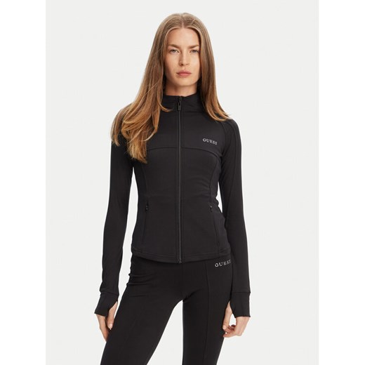 Guess Bluza V5RP17 KCD02 Czarny Regular Fit ze sklepu MODIVO w kategorii Bluzy damskie - zdjęcie 183941623