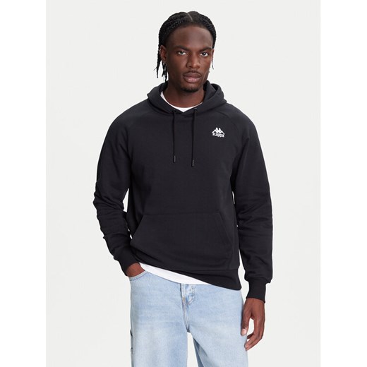 Kappa Bluza Authentic 321W7GW Czarny Regular Fit ze sklepu MODIVO w kategorii Bluzy męskie - zdjęcie 183941630