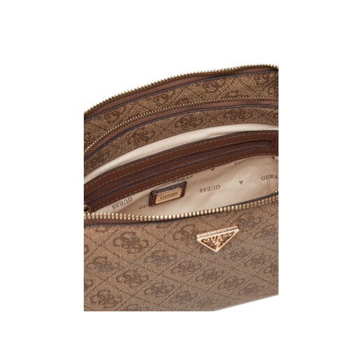 Listonoszka Guess średnia młodzieżowa na ramię z nadrukiem 