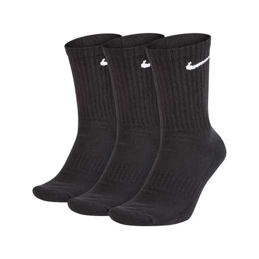 Klasyczne skarpety treningowe Nike Everyday Cushioned (3 pary) - Czerń Nike 34-38 Nike poland