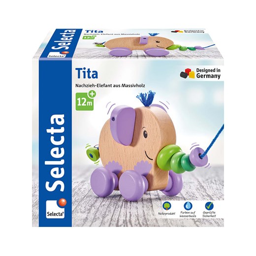 Selecta Zabawka &quot;Tita&quot; do ciągnięcia - 12 m+ ze sklepu Limango Polska w kategorii Zabawki - zdjęcie 183943190