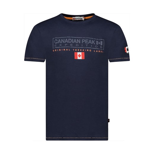 Canadian Peak Koszulka &quot;Jasiceak&quot; w kolorze granatowym ze sklepu Limango Polska w kategorii T-shirty męskie - zdjęcie 183943704