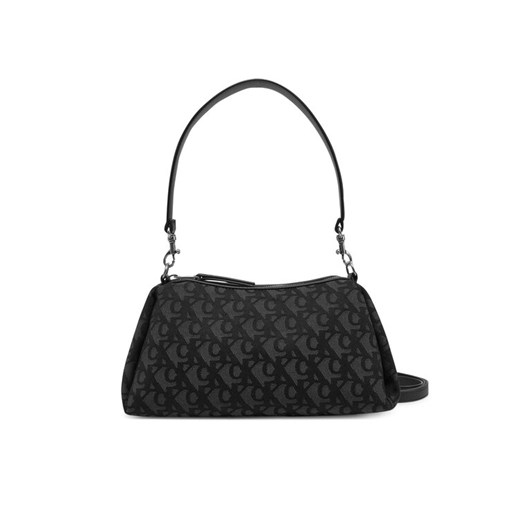 Torebka Calvin Klein Jeans Lyl Lg Jqd Smll Shld LV04K3142G Czarny 00 eobuwie.pl