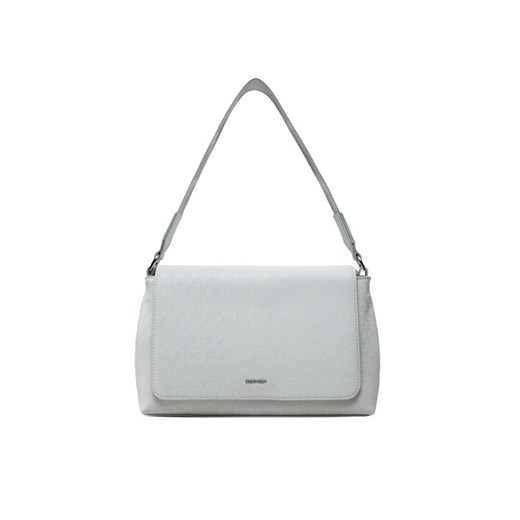 Torebka Calvin Klein Ck Must Satchel_Mono K60K613181 Szary ze sklepu eobuwie.pl w kategorii Listonoszki - zdjęcie 183943743
