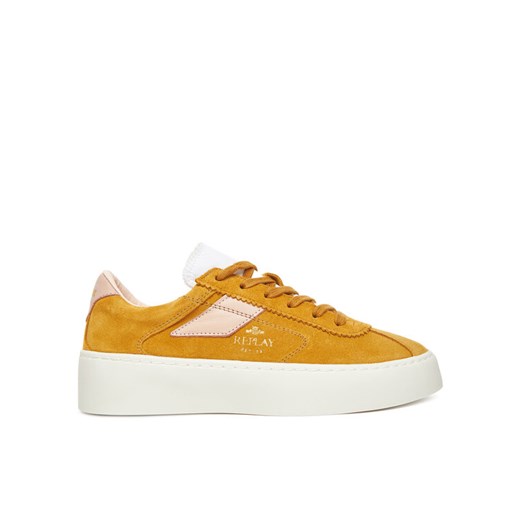 Sneakersy REPLAY Allen GWSE4 .000.C0001L Żółty ze sklepu eobuwie.pl w kategorii Buty sportowe damskie - zdjęcie 183943760