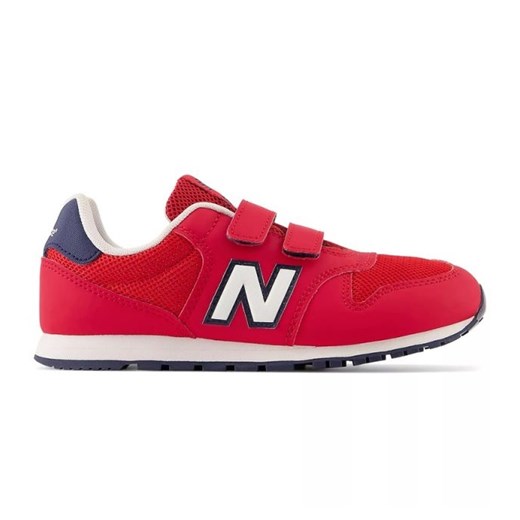 Buty New Balance Jr PV500TR1 czerwone ze sklepu ButyModne.pl w kategorii Buty sportowe dziecięce - zdjęcie 183943990