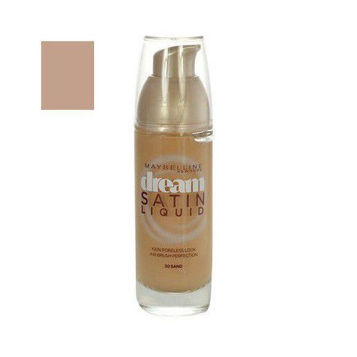 Maybelline Dream Satin Liquid Foundation 30ml W Podkład 30 Sand perfumy-perfumeria-pl bezowy satyna