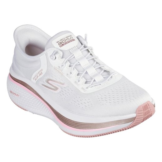 Buty Skechers Slip-ins Go Run Elevate 2.0 - Banyan 129006-WPK białe ze sklepu ButyModne.pl w kategorii Buty sportowe damskie - zdjęcie 183944034