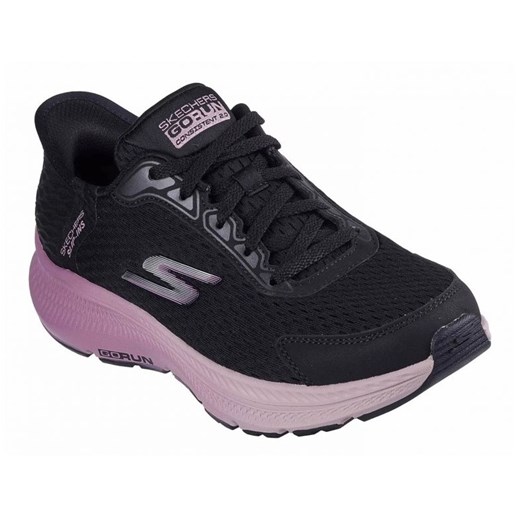 Buty Skechers Slip ins Go Run Consistent 2.0 Cameroon W 128627-BKMV czarne ze sklepu ButyModne.pl w kategorii Buty sportowe damskie - zdjęcie 183944051