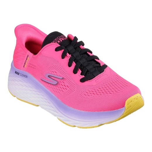 Buty Skechers Slip ins Max Cushioning Elite 2.0 Solace 129626-RAS różowe ze sklepu ButyModne.pl w kategorii Buty sportowe damskie - zdjęcie 183944052