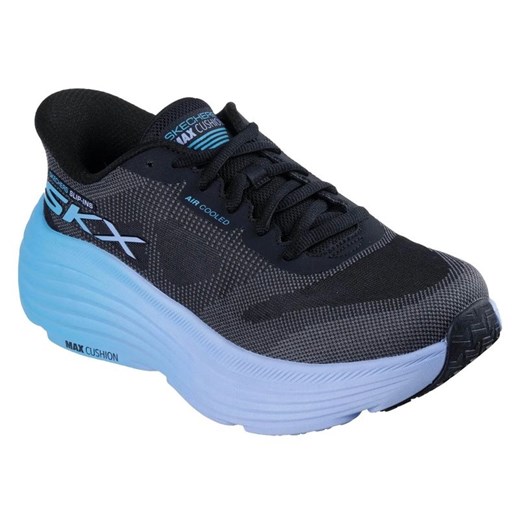Buty Skechers Slip-ins Max Cushioning Endeavour - Hallandale 129473-BKBL czarne ze sklepu ButyModne.pl w kategorii Buty sportowe damskie - zdjęcie 183944054