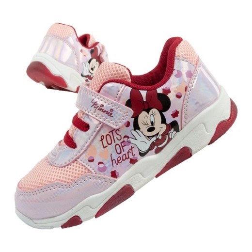 Buty sportowe Leomil DM009246 świecący spód różowe ze sklepu ButyModne.pl w kategorii Buty sportowe dziecięce - zdjęcie 183944080