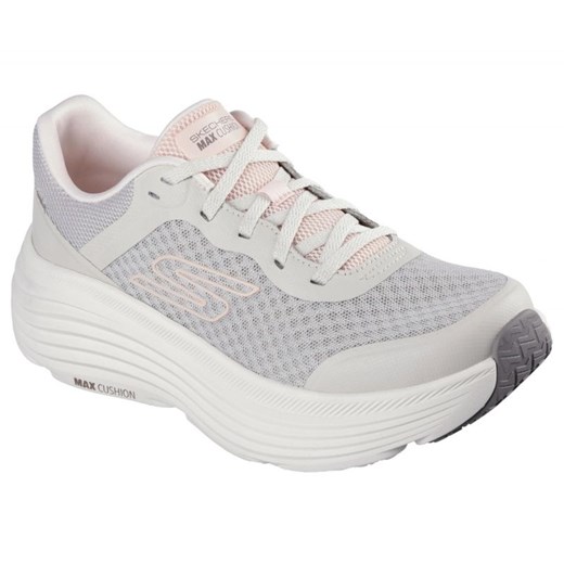 Buty do biegania Skechers Max Cushioning Endeavour 129470 Nat beżowy ze sklepu ButyModne.pl w kategorii Buty sportowe damskie - zdjęcie 183944153