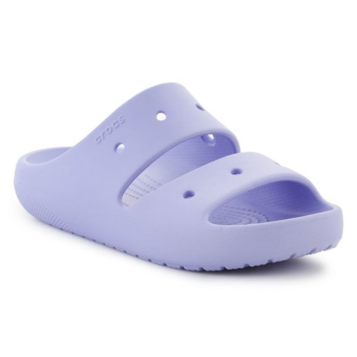 Klapki Crocs Classic Sandal V2 209403-5BN fioletowe ze sklepu ButyModne.pl w kategorii Klapki damskie - zdjęcie 183944160