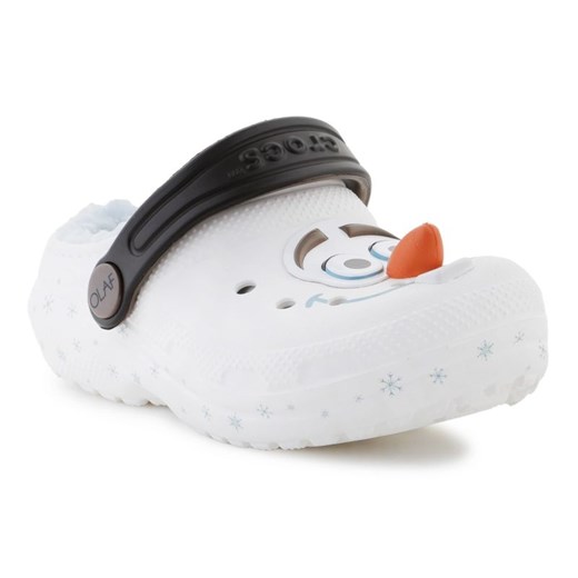 Klapki Crocs Frozen Olaf Classic Clog T  210236-90H białe ze sklepu ButyModne.pl w kategorii Klapki dziecięce - zdjęcie 183944161