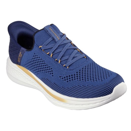 Buty Skechers Slade-Quinto  210810-BLU niebieskie ze sklepu ButyModne.pl w kategorii Buty sportowe męskie - zdjęcie 183944180