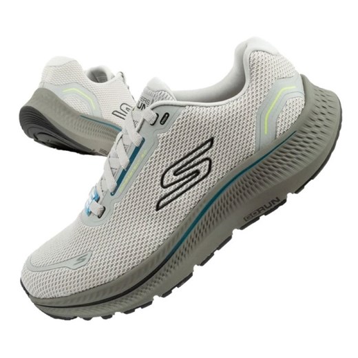 Buty Skechers Go Run sneakersy 220879/GYCC szare ze sklepu ButyModne.pl w kategorii Buty sportowe męskie - zdjęcie 183944190