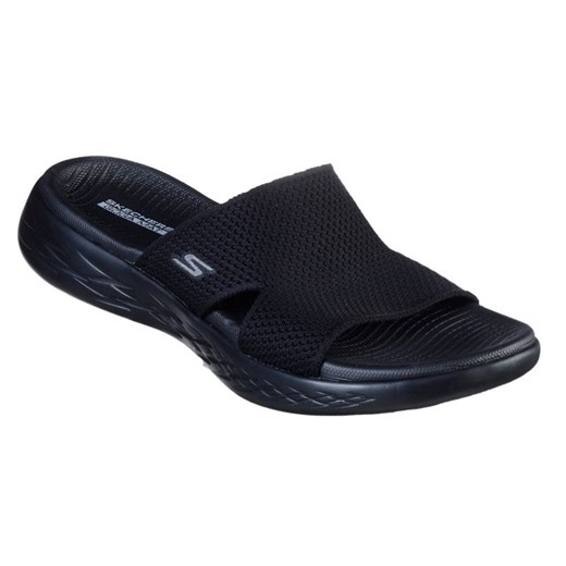 Klapki Skechers ON-The-GO 600 - Oceanside W 140003-BBK czarne Skechers 39 ButyModne.pl