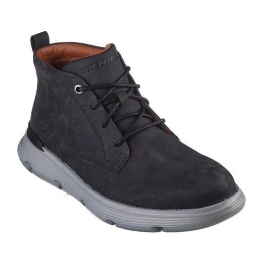 Buty Skechers Garza Fontaine 204903-BLK czarne ze sklepu ButyModne.pl w kategorii Buty zimowe męskie - zdjęcie 183944201