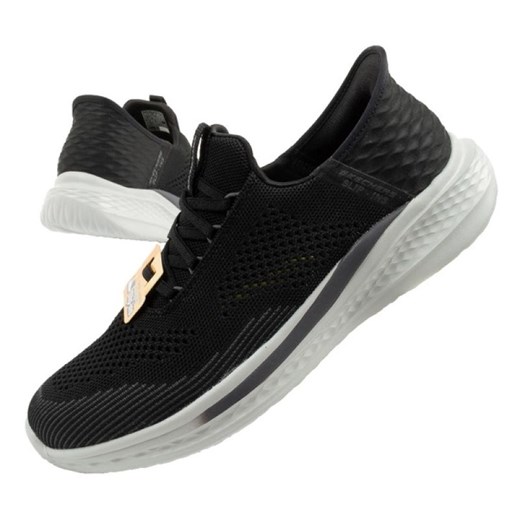 Buty Skechers Slade Slip-INS 210810/BLK czarne ze sklepu ButyModne.pl w kategorii Buty sportowe męskie - zdjęcie 183944213