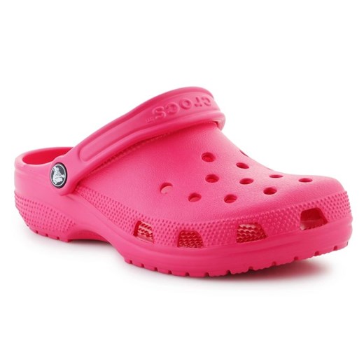 Klapki Crocs Classic 10001-6ZQ różowe ze sklepu ButyModne.pl w kategorii Klapki damskie - zdjęcie 183944321