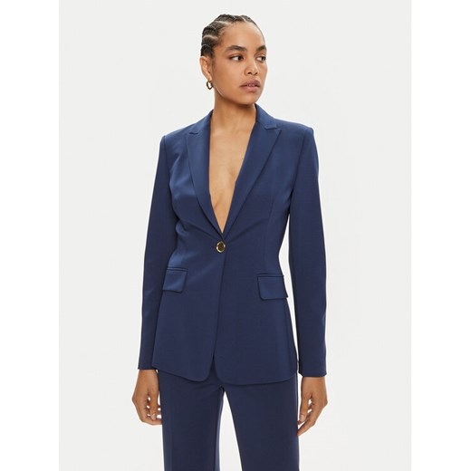 Pinko Marynarka Signum Giacca 100254 A1L3 Granatowy Reglan Fit ze sklepu MODIVO w kategorii Marynarki damskie - zdjęcie 183944733