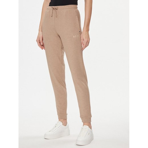 Boss Spodnie dresowe Select 50515546 Beżowy Regular Fit ze sklepu MODIVO w kategorii Spodnie damskie - zdjęcie 183944743