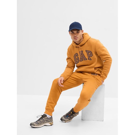 Gap Spodnie dresowe 753733-00 Brązowy Regular Fit ze sklepu MODIVO w kategorii Spodnie męskie - zdjęcie 183944754