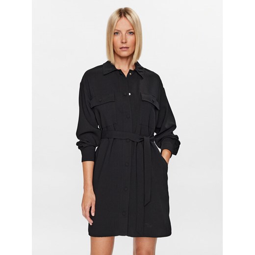 Marella Sukienka koszulowa Echi 2332260933 Czarny Regular Fit ze sklepu MODIVO w kategorii Sukienki - zdjęcie 183944850