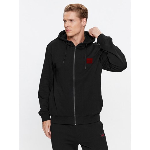Hugo Bluza Daple_V 50501016 Czarny Regular Fit ze sklepu MODIVO w kategorii Bluzy męskie - zdjęcie 183944851
