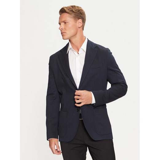 Tommy Hilfiger Marynarka MW0MW35849 Granatowy Regular Fit ze sklepu MODIVO w kategorii Marynarki męskie - zdjęcie 183944864