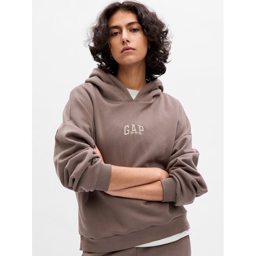Gap Bluza 729618-03 Brązowy Regular Fit ze sklepu MODIVO w kategorii Bluzy damskie - zdjęcie 183944882