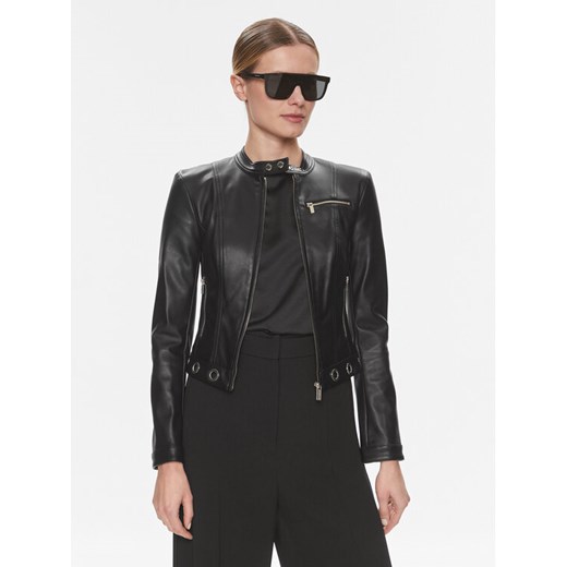 Marciano Guess Kurtka z imitacji skóry Rory 4RGL11 9646Z Czarny Slim Fit ze sklepu MODIVO w kategorii Kurtki damskie - zdjęcie 183944932